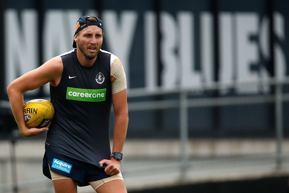AFL 2015 Training - Carlton 111115 Dale Thomas is back from suspension and likely to come in to face the Swans - ${keywords}
